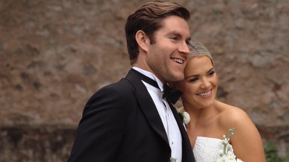 Kim & Tom wedding film still